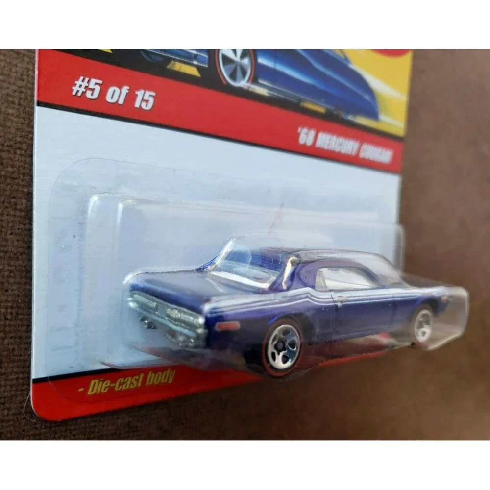 2008 Hot Wheels '68 MERCURY COUGAR Blue Classics Series 4 #5/15 1:64 Redline 5SP
